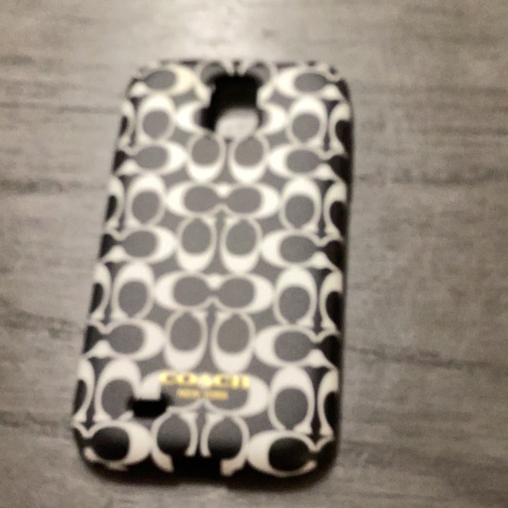 Coach Black and White Phone Case